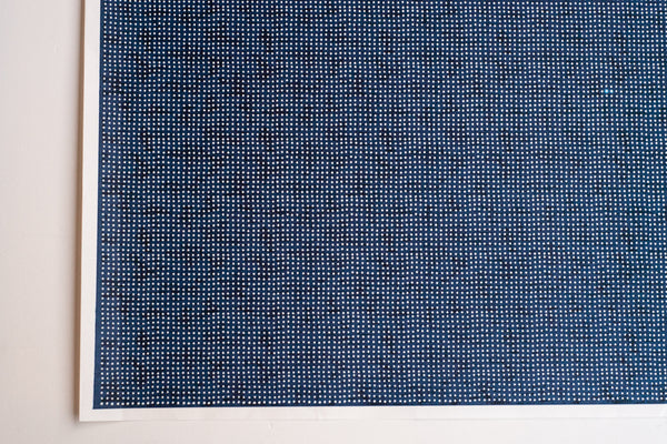 Japanese Paper | Chiyogami | Dots | Navy | Ch889