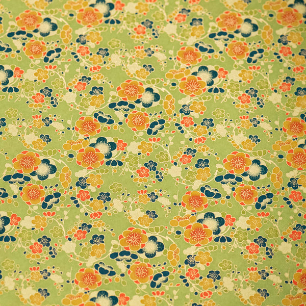 Japanese Paper | Chiyogami | Ume | Soft Green | Ch091