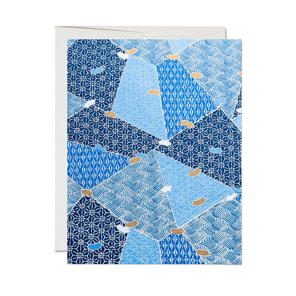 All Occasion Greeting Card | Classic Chiyogami | A6 | Pattern Designs | Kami Paper | 4 DESIGNS AVAILABLE