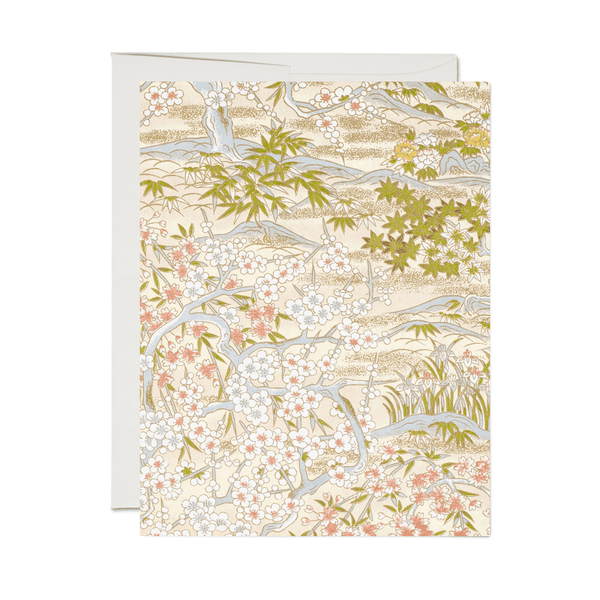 All Occasion Greeting Card | Classic Chiyogami | A6 | Floral and Botanical Designs | Kami Paper | 15 DESIGNS AVAILABLE