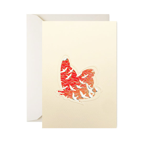 All Occasion Greeting Card | Cut Out | Butterfly | A6 | Animal Designs | Kami Paper | 5 DESIGNS AVAILABLE