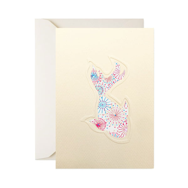 All Occasion Greeting Card | Cut Out | Fish | A6 | Pattern Designs | Kami Paper | 4 DESIGNS AVAILABLE