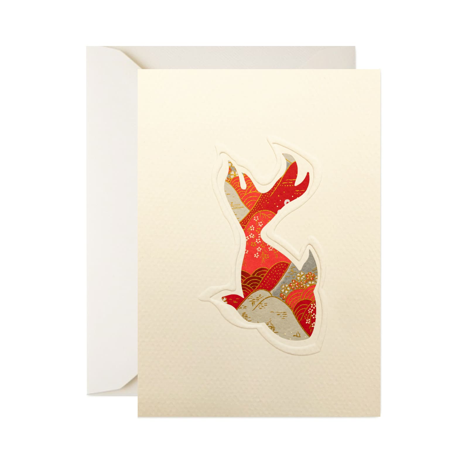 All Occasion Greeting Card | Cut Out | Fish | A6 | Waves and Water Designs | Kami Paper | 3 DESIGNS AVAILABLE