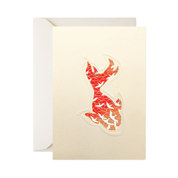 All Occasion Greeting Card | Cut Out | Fish | A6 | Animal Designs | Kami Paper | 5 DESIGNS AVAILABLE