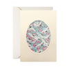 All Occasion Greeting Card | Cut Out | Oval | A6 | Animal Designs | Kami Paper | 5 DESIGNS AVAILABLE