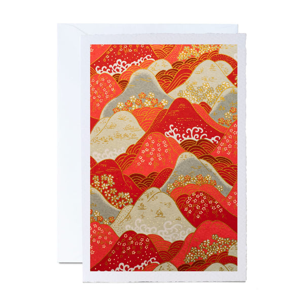 All Occasion Greeting Card | Ivory | A6 | Water Designs | Kami Paper | 3 DESIGNS AVAILABLE