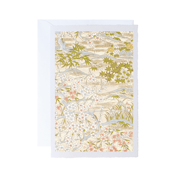 All Occasion Greeting Card | Ivory | Medium | Floral and Botanical Designs | Kami Paper | 15 DESIGNS AVAILABLE