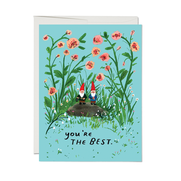 Love & Friendship Card | Gnomes | Red Cap