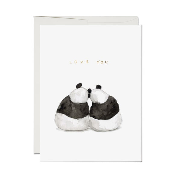 Love & Friendship Card | Panda Pair | E.Frances Paper