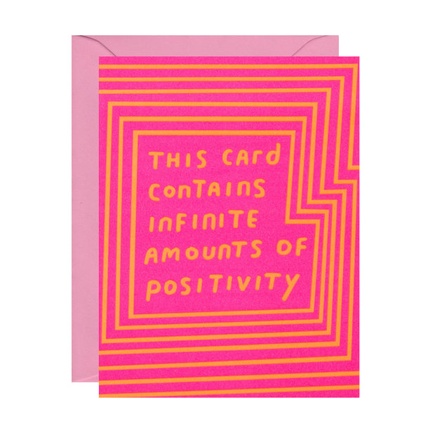 Encouragement Card | Infinite Positivity | Ashkahn