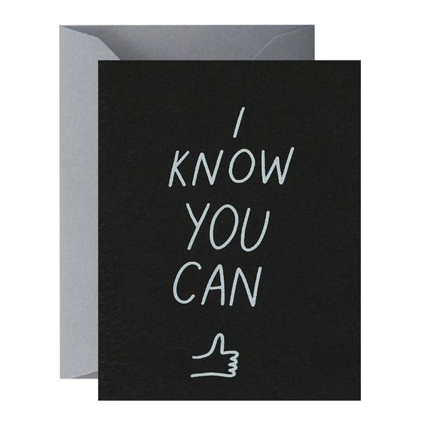 Encouragement Card | I Know You Can | Me & Amber
