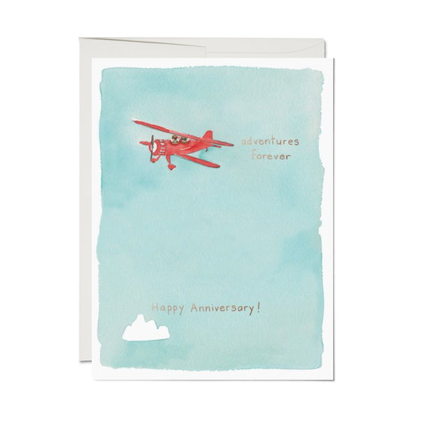 Anniversary Card | Adventure Awaits | E.Francis Paper - Kami Paper
