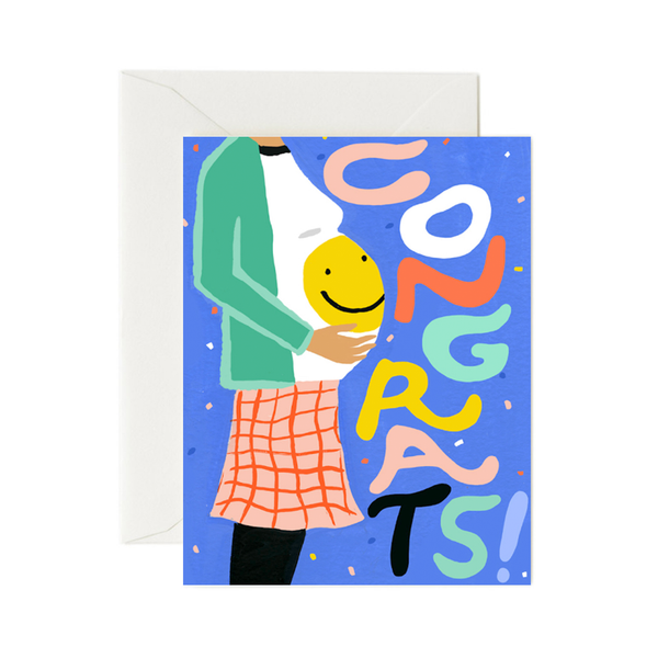 Baby Card | Congrats Belly | Idlewild Co. - Kami Paper
