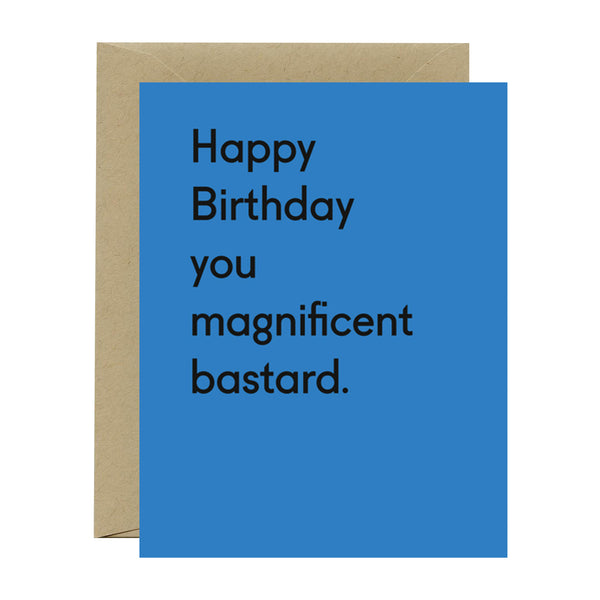 Birthday Card | Magnificent Bastard | Ohh Deer - Kami Paper