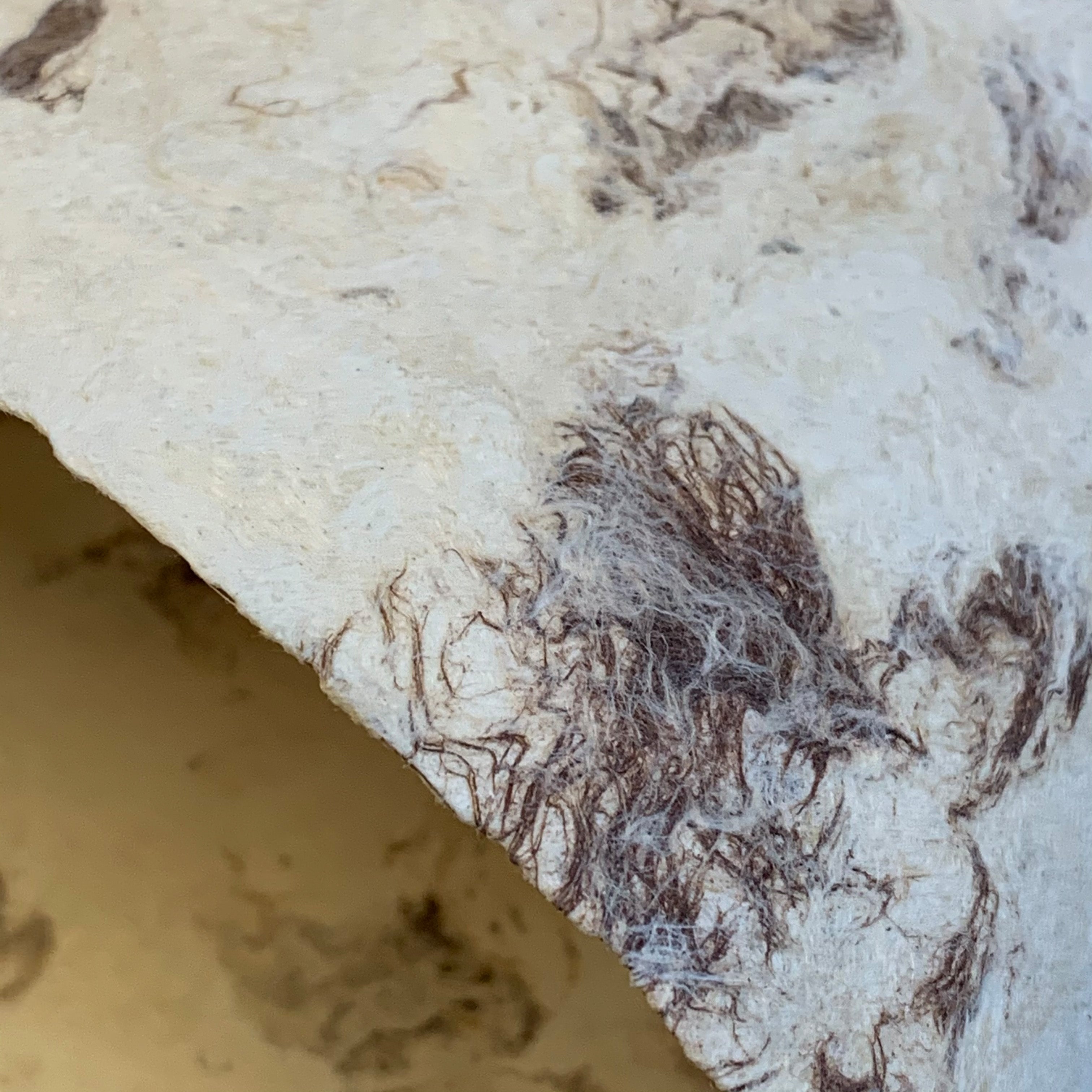 Handmade Mexican Paper | Amate | Solid | Mottled Brown - Kami Paper