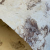 Handmade Mexican Paper | Amate | Solid | Mottled Brown - Kami Paper