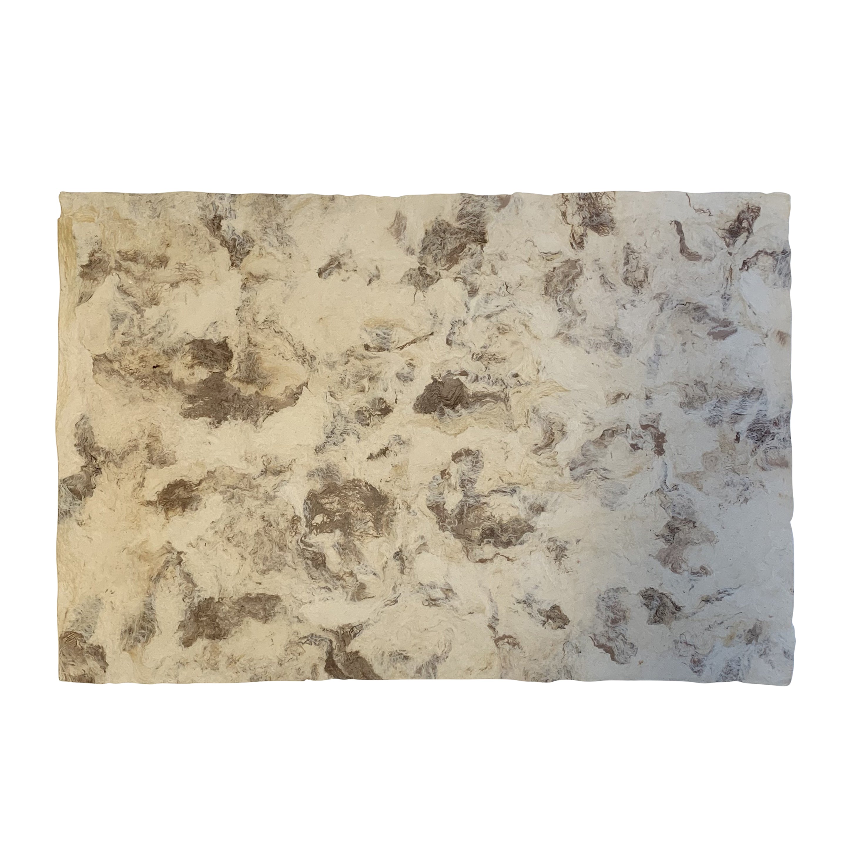 Handmade Mexican Paper | Amate | Solid | Mottled Brown - Kami Paper
