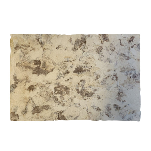 Handmade Mexican Paper | Amate | Solid | Mottled Brown - Kami Paper