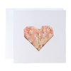 All Occasion Greeting Card | Handmade Origami | Heart | Cherry Blossoms | Kami Paper | 2 COLOURS AVAILABLE - Kami Paper