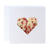 All Occasion Greeting Card | Handmade Origami | Heart | Cherry Blossoms | Kami Paper | 2 COLOURS AVAILABLE - Kami Paper