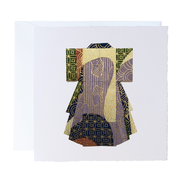 All Occasion Greeting Card | Handmade Origami | Kimono | Motif Patterns | Kami Paper - Kami Paper