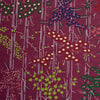 Japanese Paper | Chiyogami | Autumn Flowers on Red Wine | Ch885 - Kami Paper