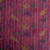 Japanese Paper | Chiyogami | Autumn Flowers on Red Wine | Ch885 - Kami Paper
