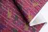 Japanese Paper | Chiyogami | Autumn Flowers on Red Wine | Ch885 - Kami Paper
