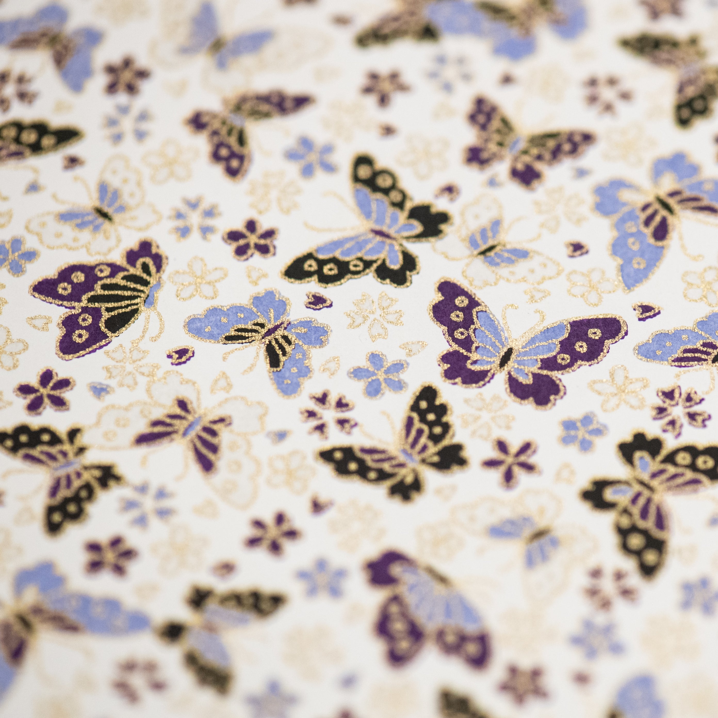 Japanese Paper | Chiyogami | Cho Cho Murasaki  | Ch097 - Kami Paper