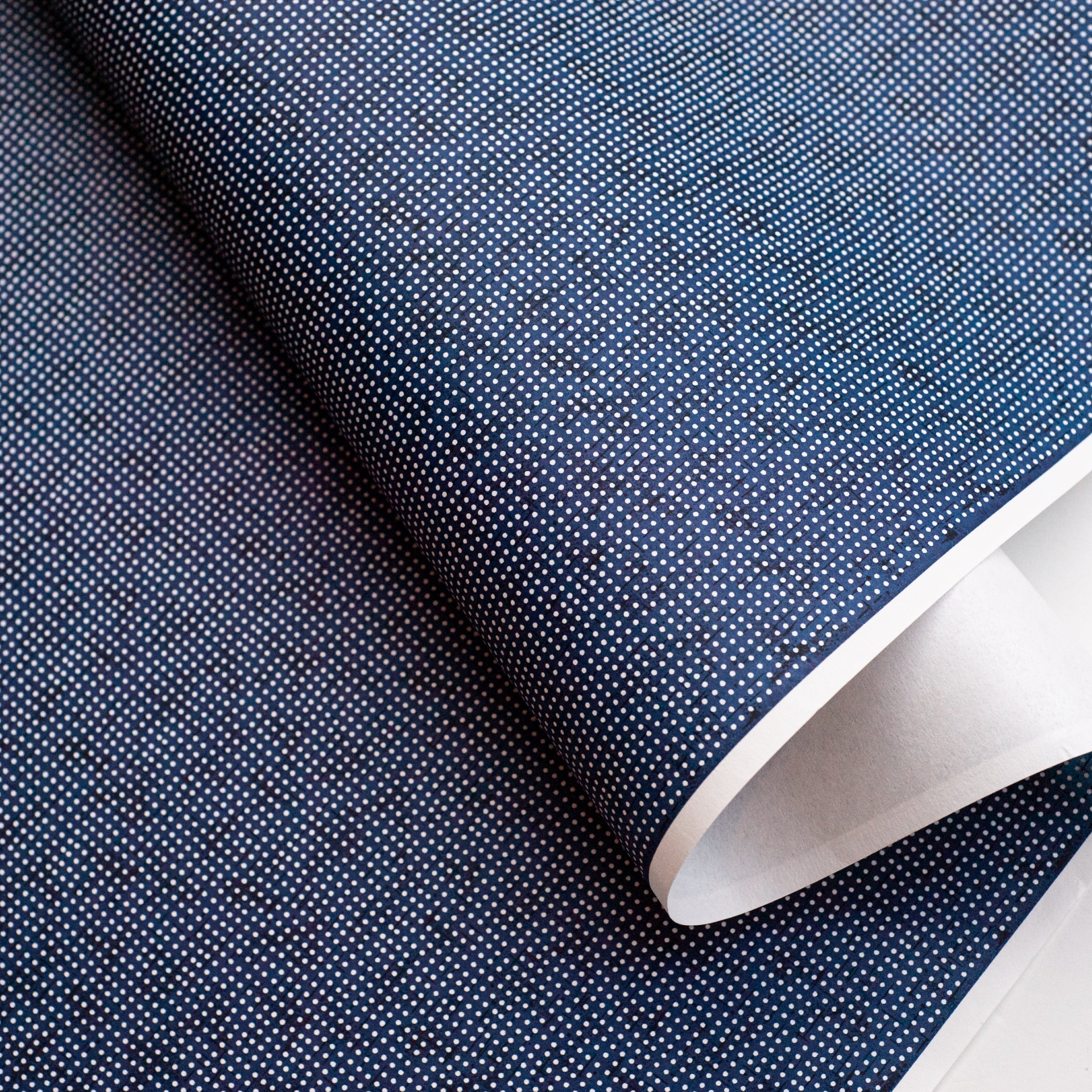 Japanese Paper | Chiyogami | Dots | Navy | Ch889 - Kami Paper