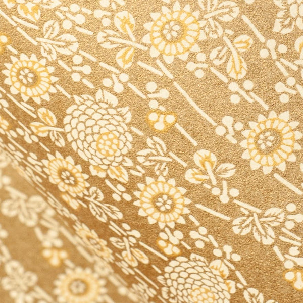 CH005: Gold Flowers, Paper, Kami - Kami 