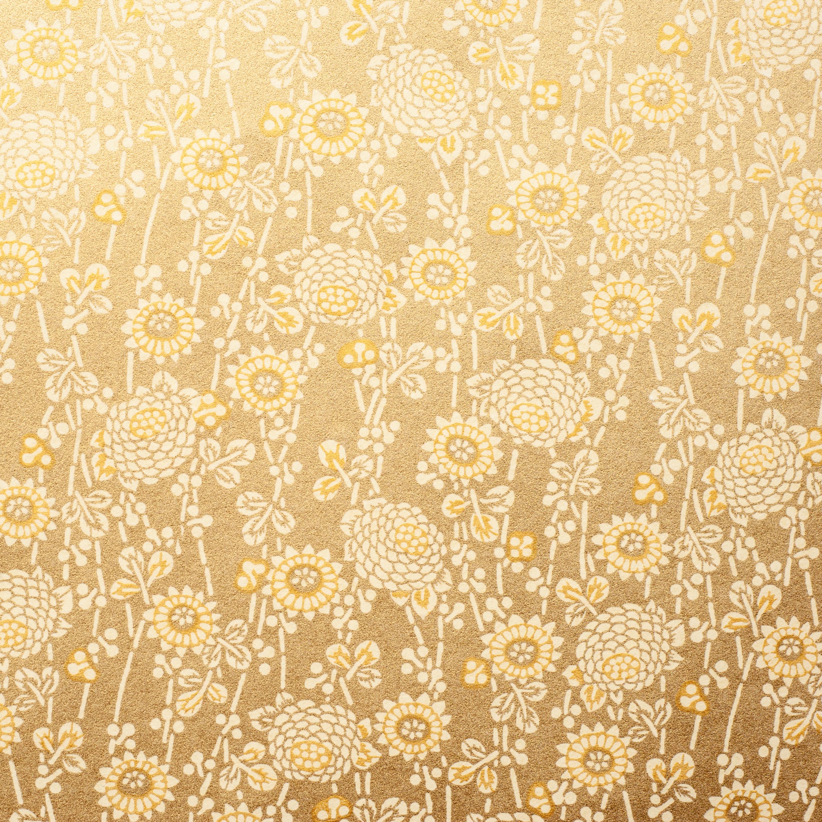 CH005: Gold Flowers, Paper, Kami - Kami 