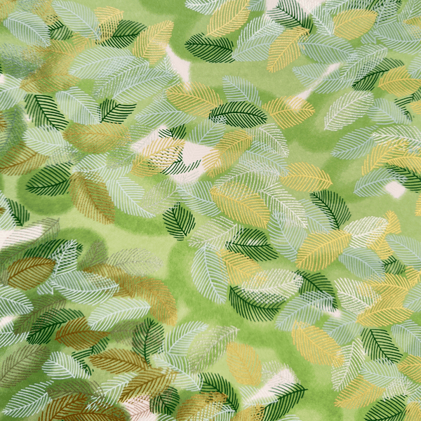 Japanese Paper | Chiyogami | Harmony Leaves | Ch714 | 2 COLOURS