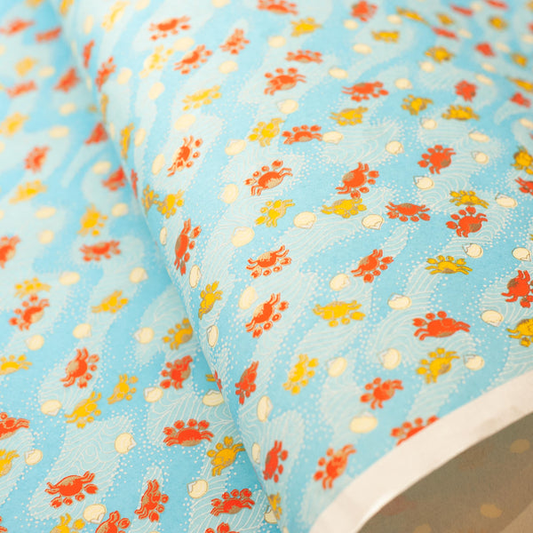 CH040: Crabs on Blue, Paper, Kami - Kami 