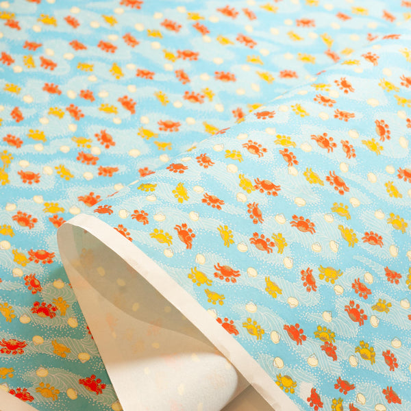 CH040: Crabs on Blue, Paper, Kami - Kami 