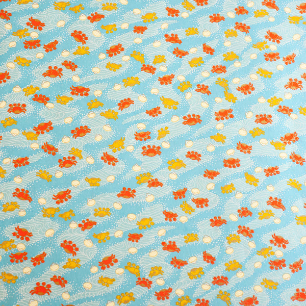 CH040: Crabs on Blue, Paper, Kami - Kami 