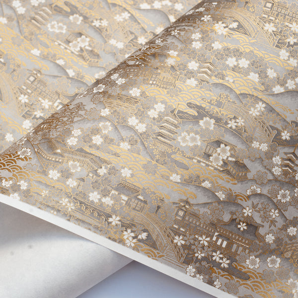 Japanese Paper | Chiyogami | Kinkakuji | Ch195 - Kami Paper