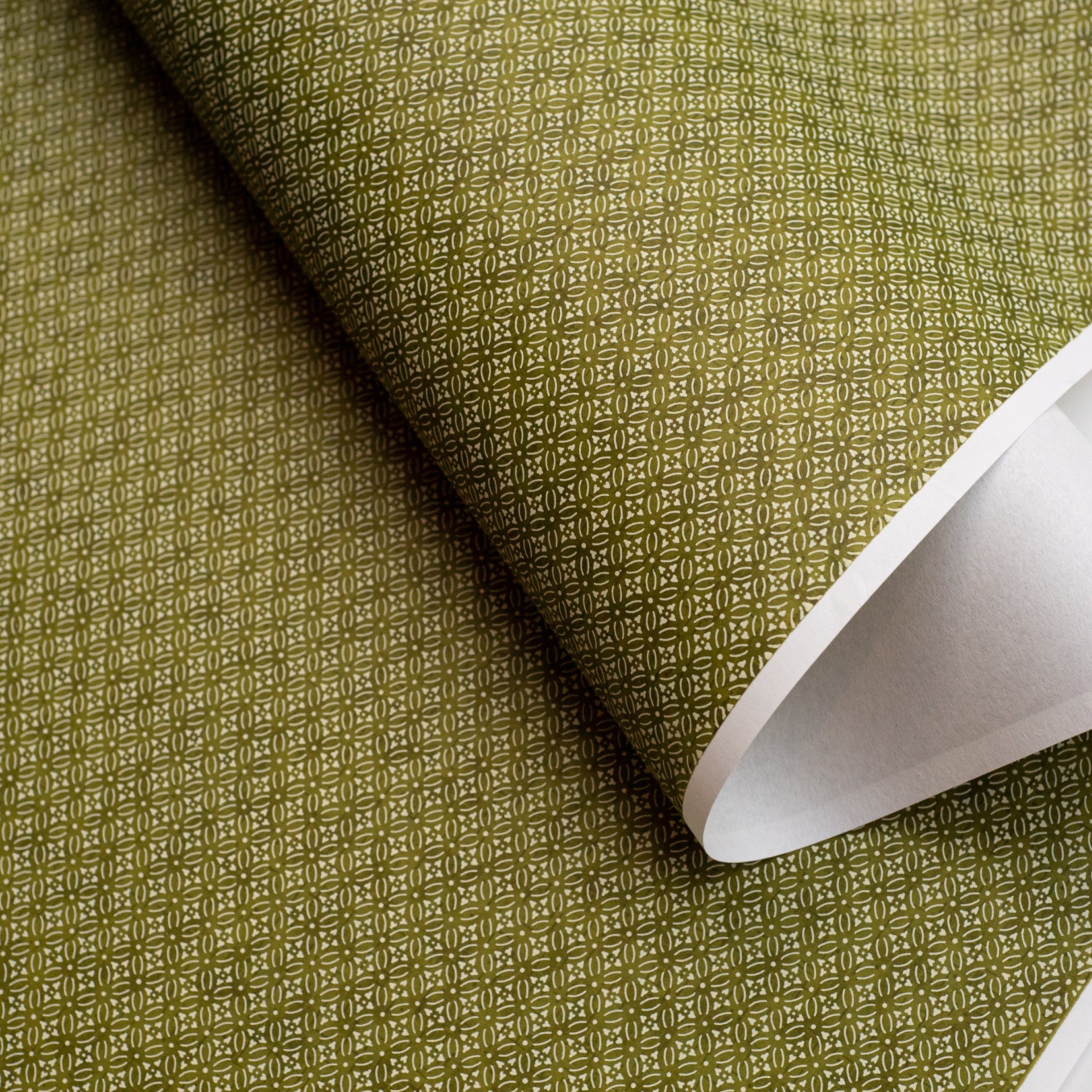 Japanese Paper | Chiyogami | Scandi | Green | Ch888 - Kami Paper