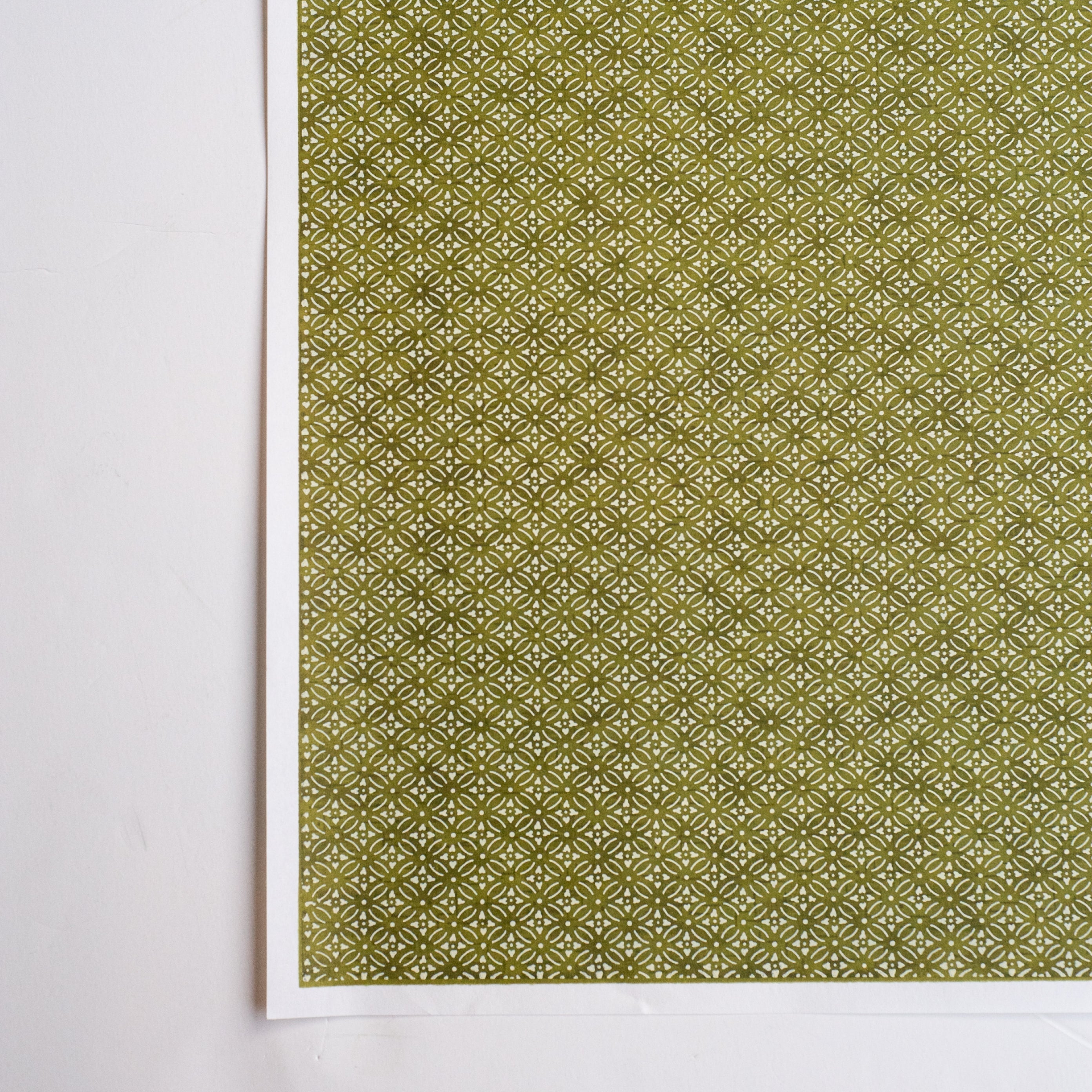 Japanese Paper | Chiyogami | Scandi | Green | Ch888 - Kami Paper