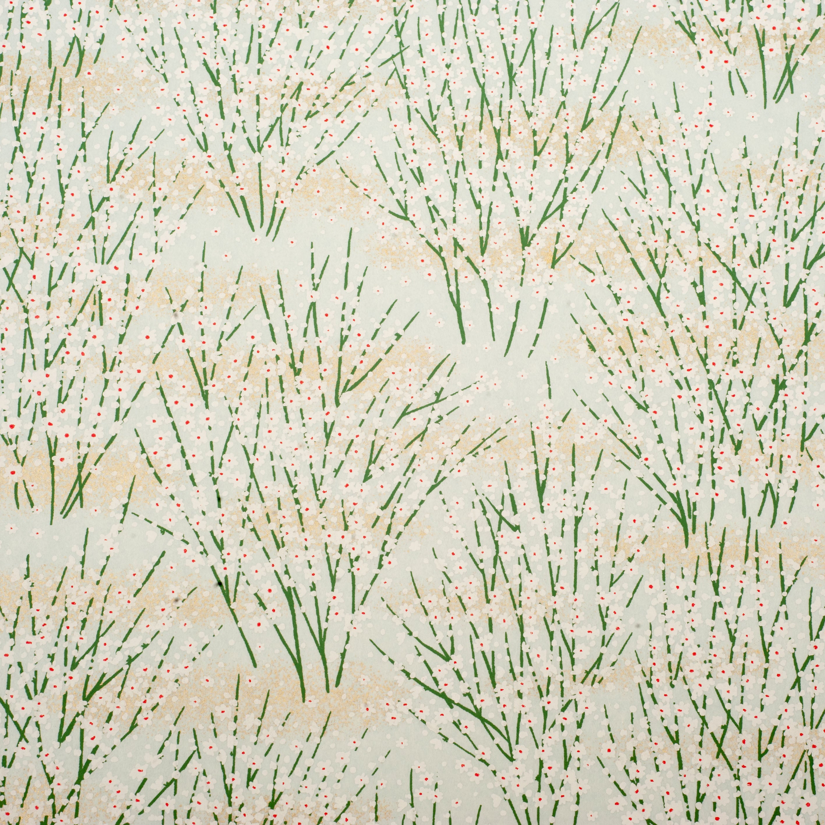 Japanese Paper | Chiyogami | Small White Flower | Ch150 | 2 COLOURS