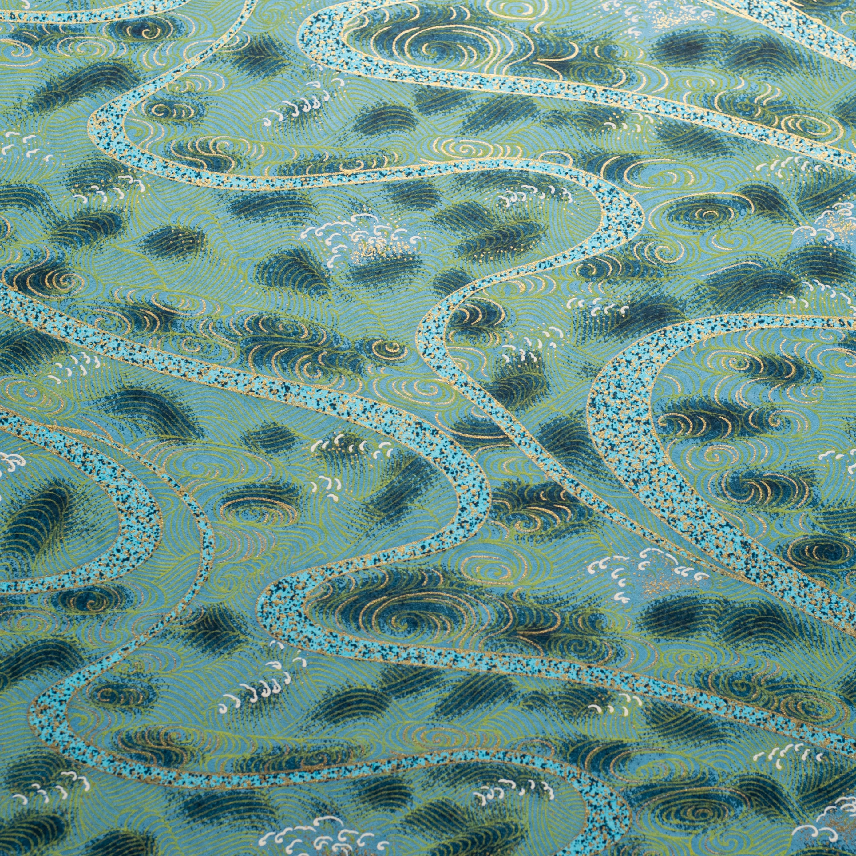 Japanese Paper | Chiyogami | Suburashi | Blue | Ch296 - Kami Paper