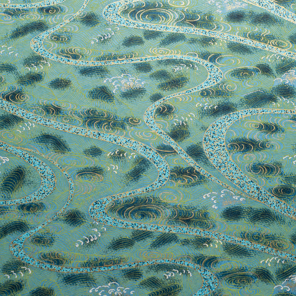 Japanese Paper | Chiyogami | Suburashi | Blue | Ch296 - Kami Paper