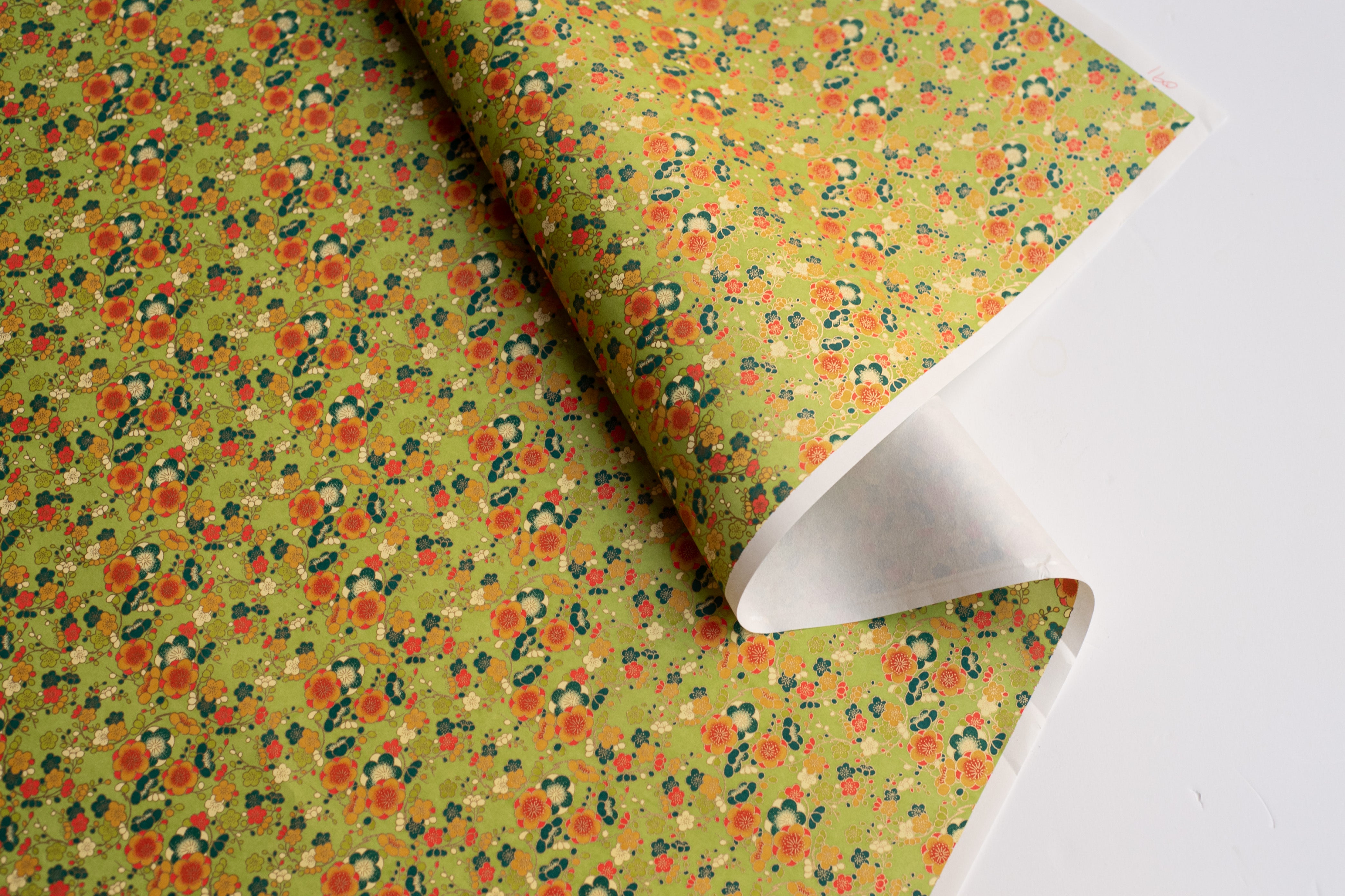 Japanese Paper | Chiyogami | Ume | Ch091 | 2 COLOUR OPTIONS AVAILABLE - Kami Paper