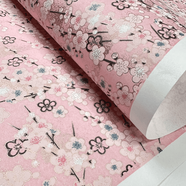 Japanese Paper | Chiyogami | Ume | Ch104 | 2 COLOURS
