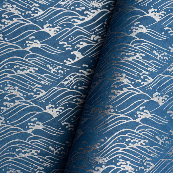 chiyogami paper japanese wave