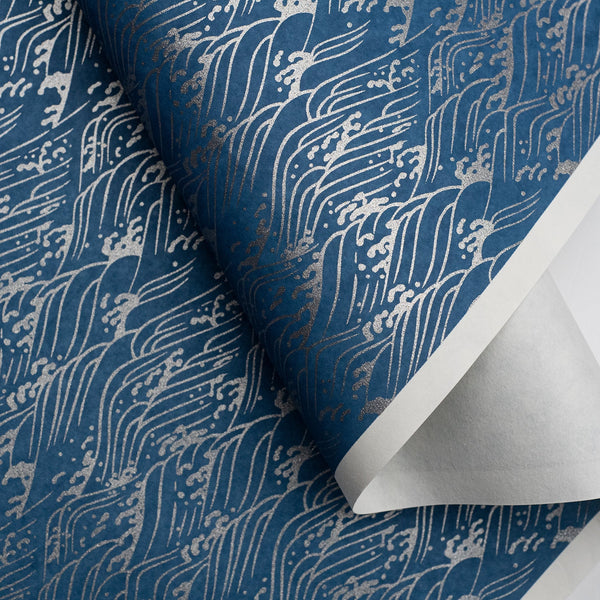 chiyogami paper japanese wave