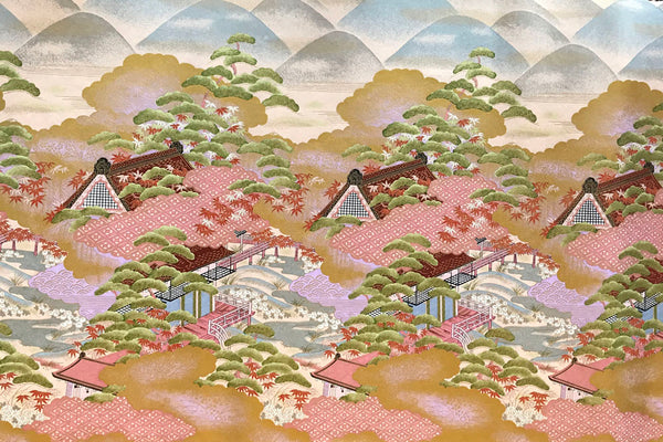 Japanese Paper | Sogara Yuzen | Pink Village