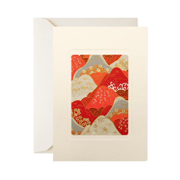All Occasion Greeting Card | Cut Out | Rectangle | A6 | Waves and Water Designs | Kami Paper | 3 DESIGNS AVAILABLE