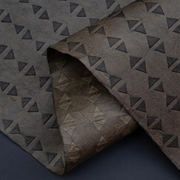 Nepalese Paper | Lokta | Embossed Triangle | 2 COLOURS