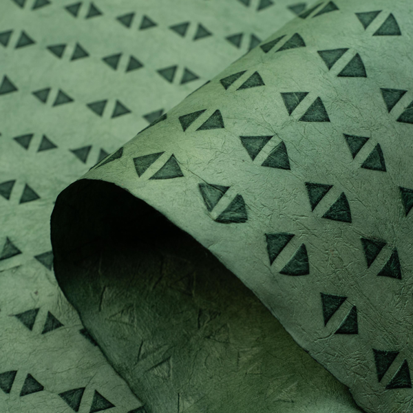 Nepalese Paper | Lokta | Embossed Triangle | 2 COLOURS